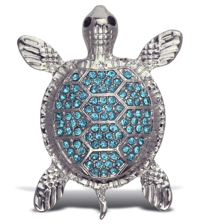 Blue Sea Turtle - Sparkling Magnets