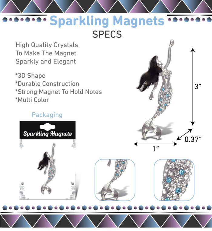 Mermaid - Sparkling Magnets - Image 3