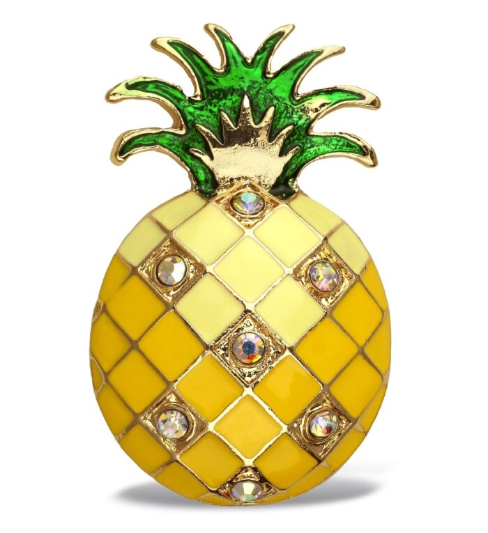 Pineapple - Gold Sparkling Magnets
