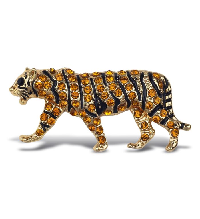 Tiger - Gold Sparkling Magnets