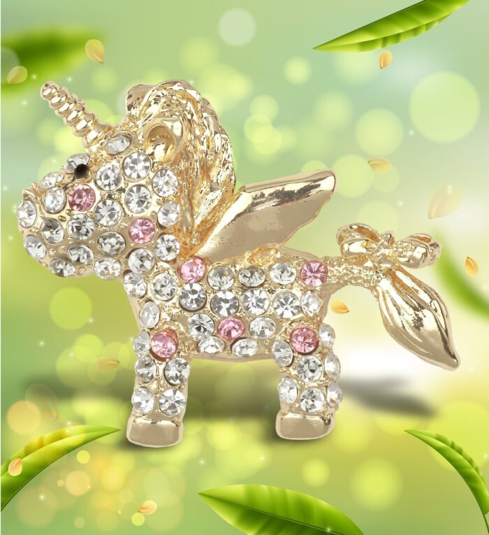 Unicorn - Gold Sparkling Magnets - Image 2