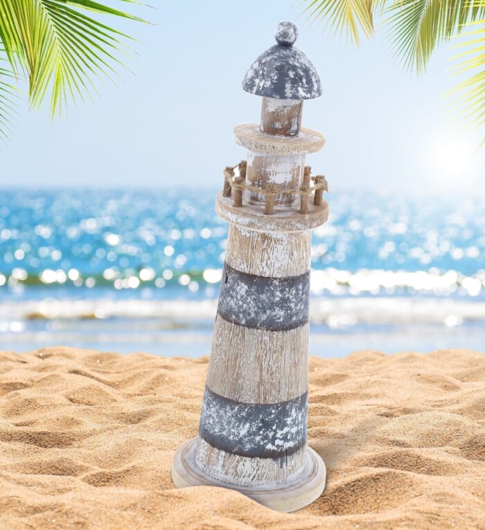 Silver Sea Lighthouse Large - Nautical - Image 5
