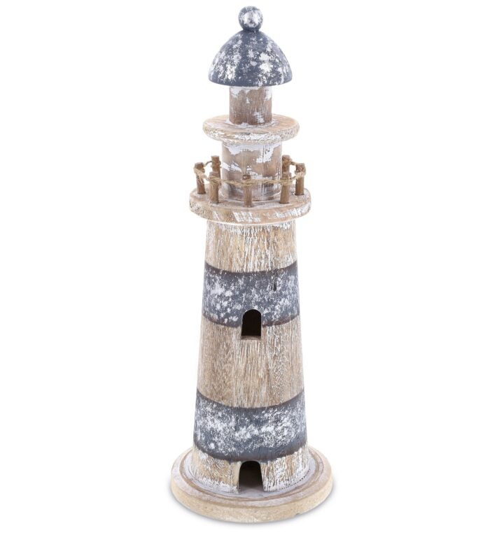 Silver Sea Lighthouse Large - Nautical