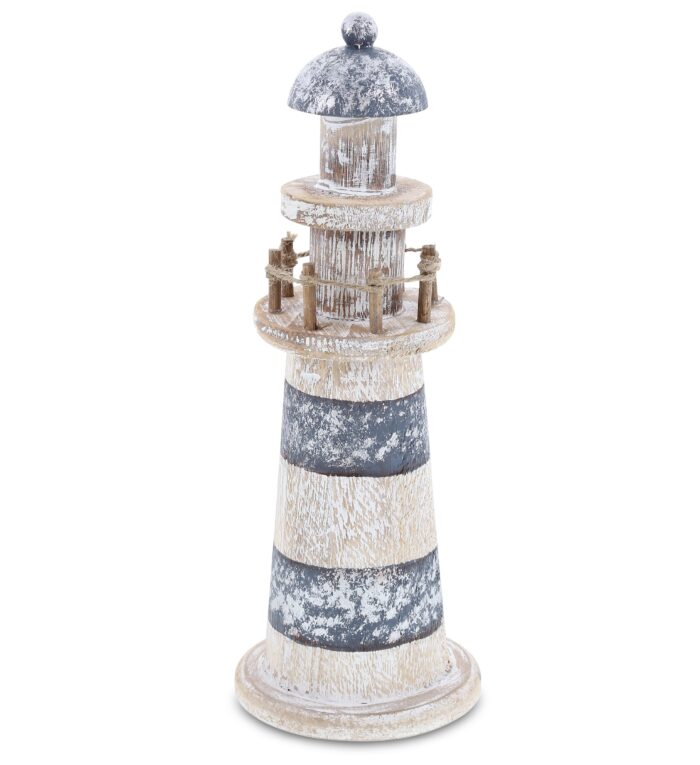 Silver Sea Lighthouse Small - Nautical