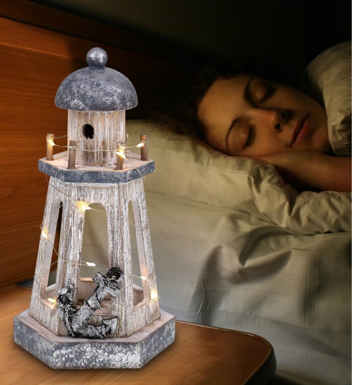 Silver Sea Lantern With Led Light - Nautical - Image 7