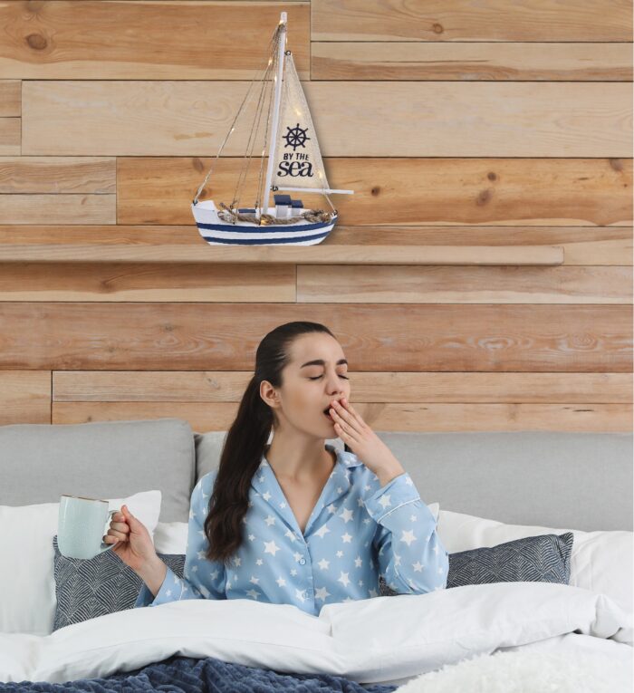 Ocean Blue Sea Boat With Led Light - Nautical - Image 7