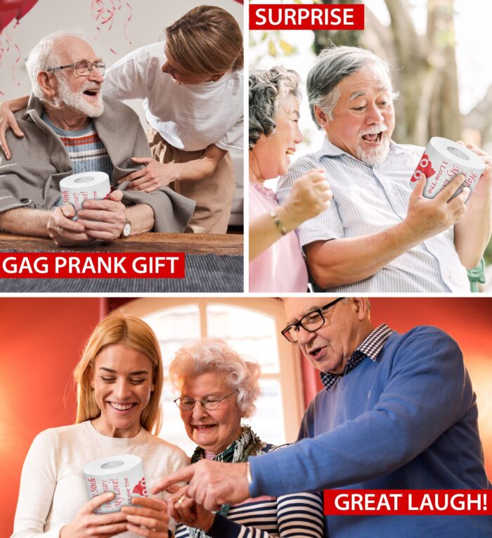 Happy 50th Anniversary Toilet Paper Funny Gift - Image 4