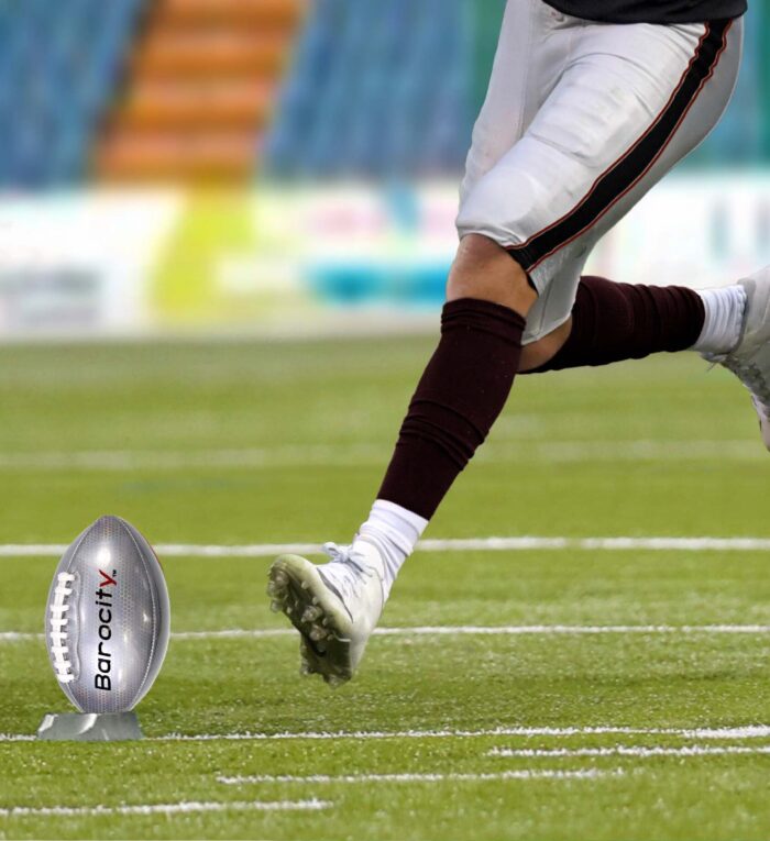 Silver Modern Pattern - Size 3 - Football - Image 7