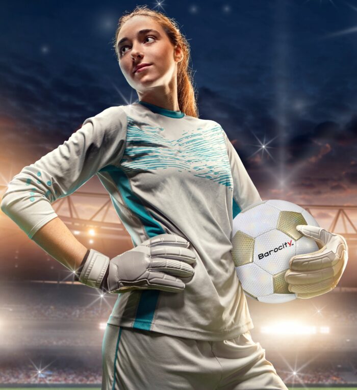 Classic White & Gold Modern Pattern - Size 5 - Soccer Ball - Image 7