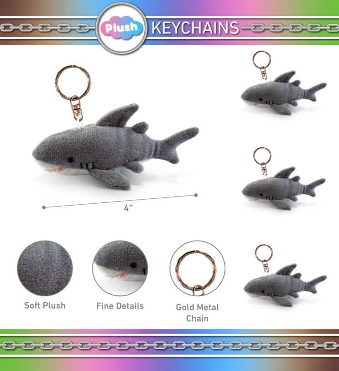 Shark - Plush Keychain - Image 2