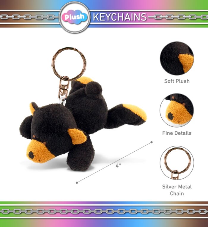 Black Bear - Plush Keychain - Image 2