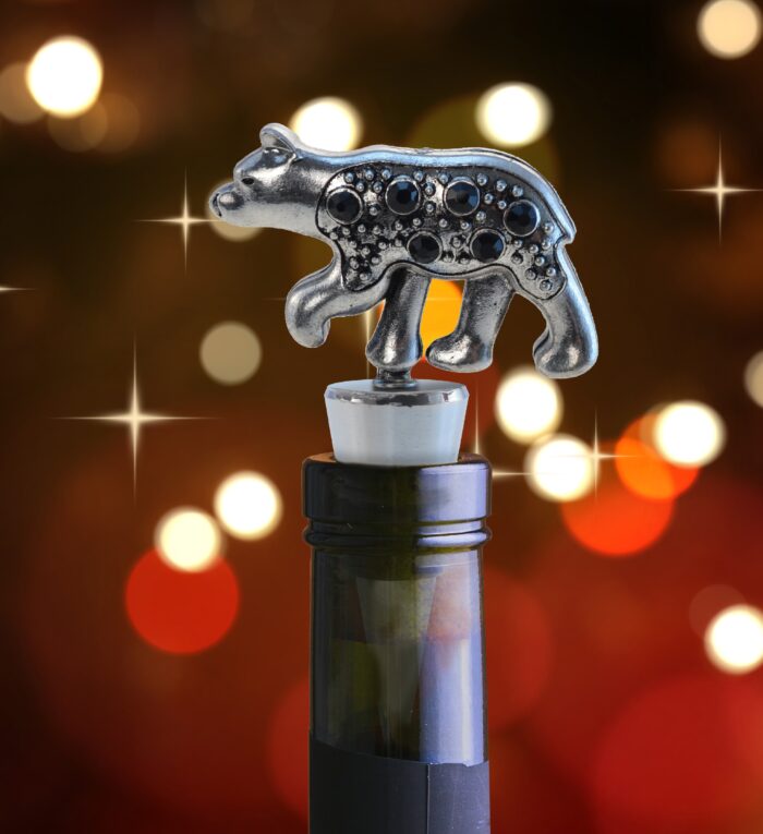 Metal Black Bear - Cheers - Wine Stopper - Image 4