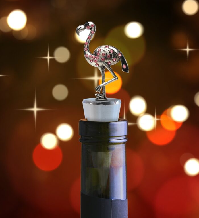 Metal Flamingo - Cheers - Wine Stopper - Image 4