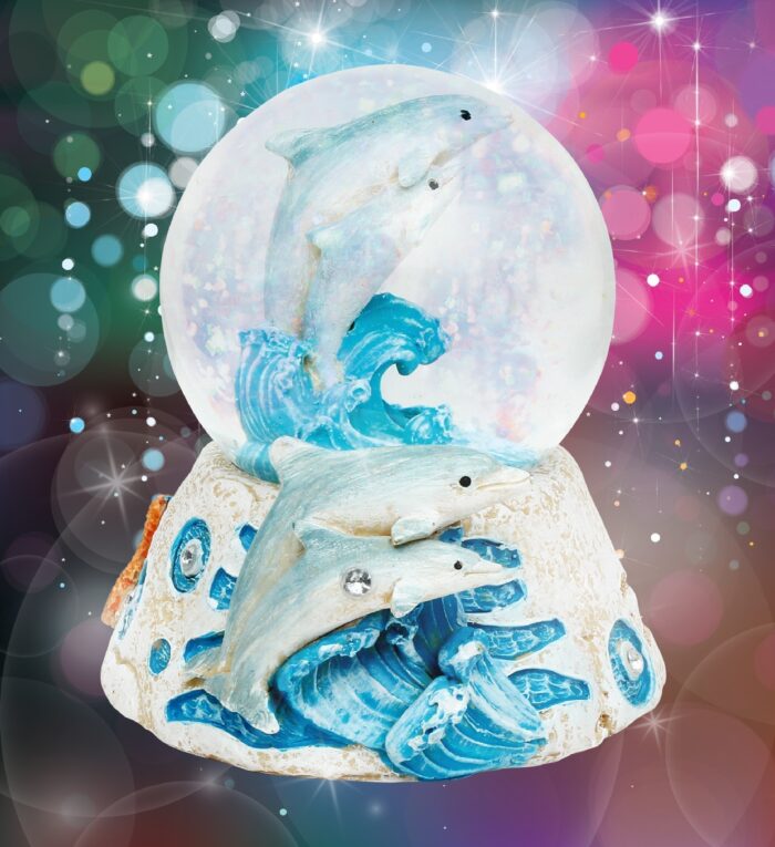 Dolphin - Stone Snow Globe - Image 5