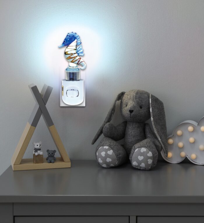 Seahorse - LED Glass Art Night Light - Image 7
