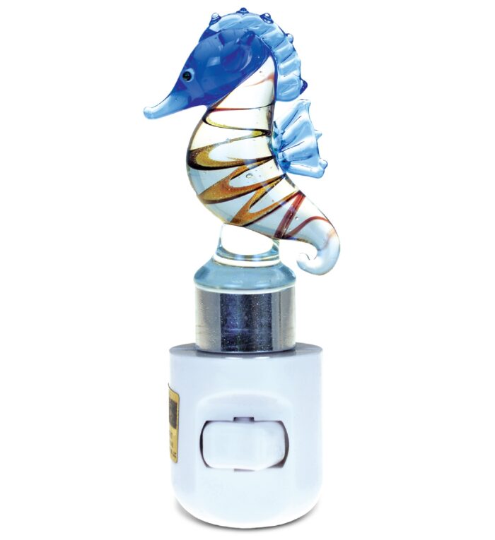 Seahorse - LED Glass Art Night Light