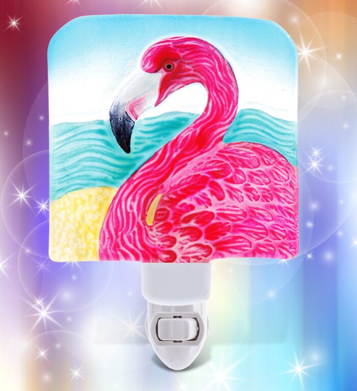 Flamingo - Glass Decor - Nightlight - Image 5