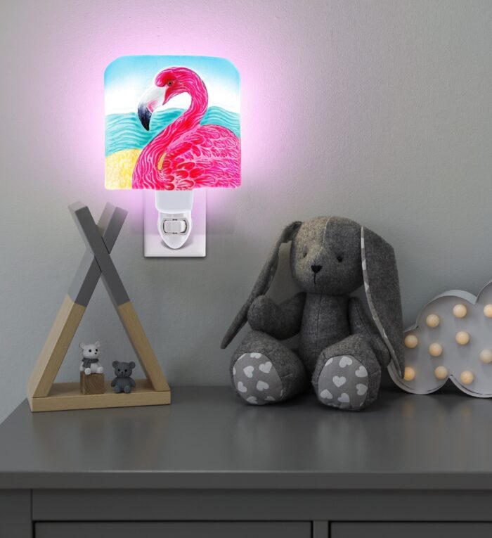 Flamingo - Glass Decor - Nightlight - Image 7