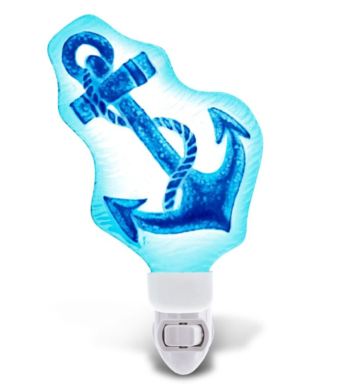 Anchor - Glass Decor - Nightlight