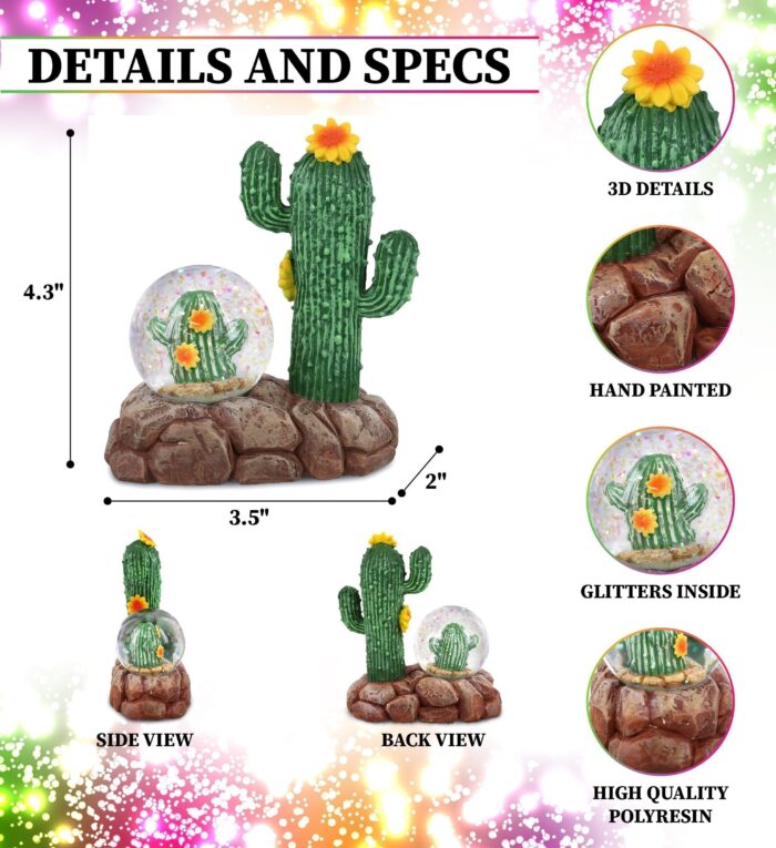 Cactus (45Mm) - Snow Globe - Image 2