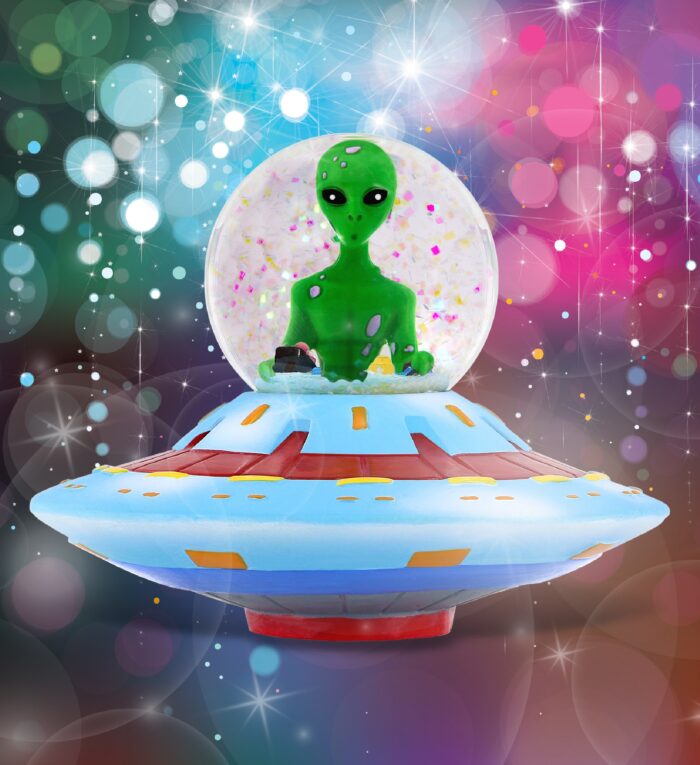 Alien Space Saucer(45Mm) - Snow Globe - Image 5