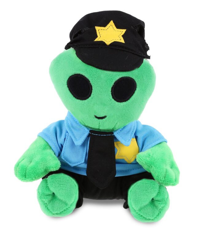 Alien With Police Dress Up Set - 6" Plush