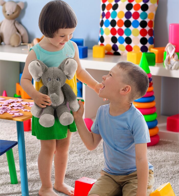 Long Leg Elephant 10.5" - Super-Soft Plush - Image 6