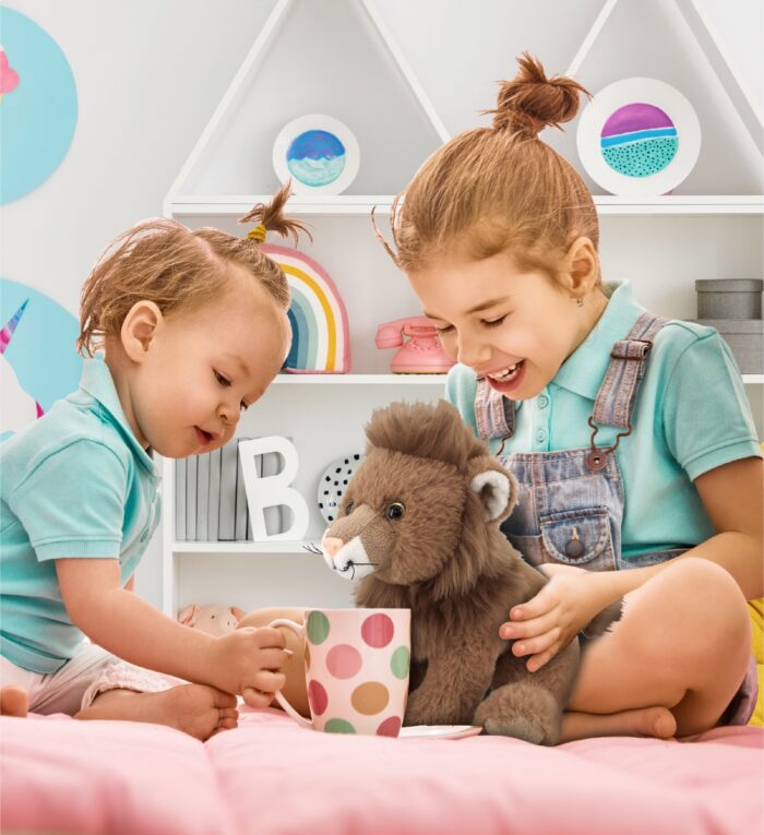 Squat Lion 8" - Super-Soft Plush - Image 5
