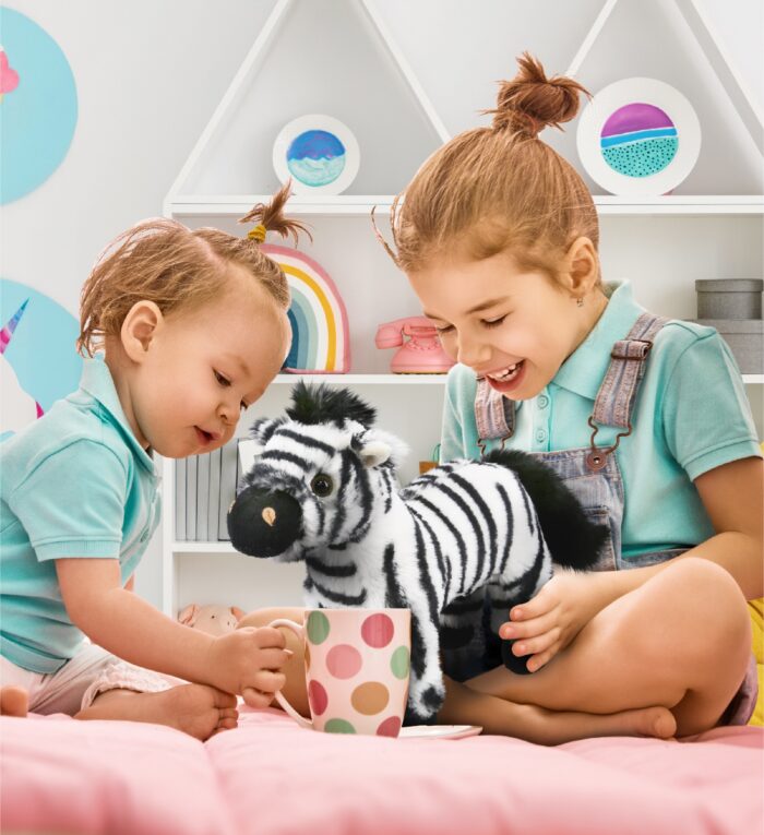 Zebra 9" - Super-Soft Plush - Image 5