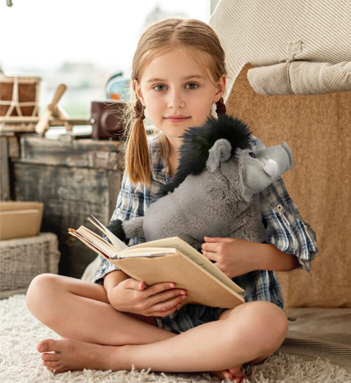 Grey Boar 7.5" - Super-Soft Plush - Image 7