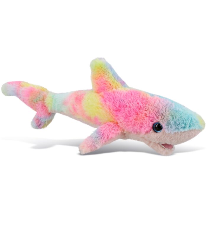Rainbow Shark Small 14" - Super-Soft Plush
