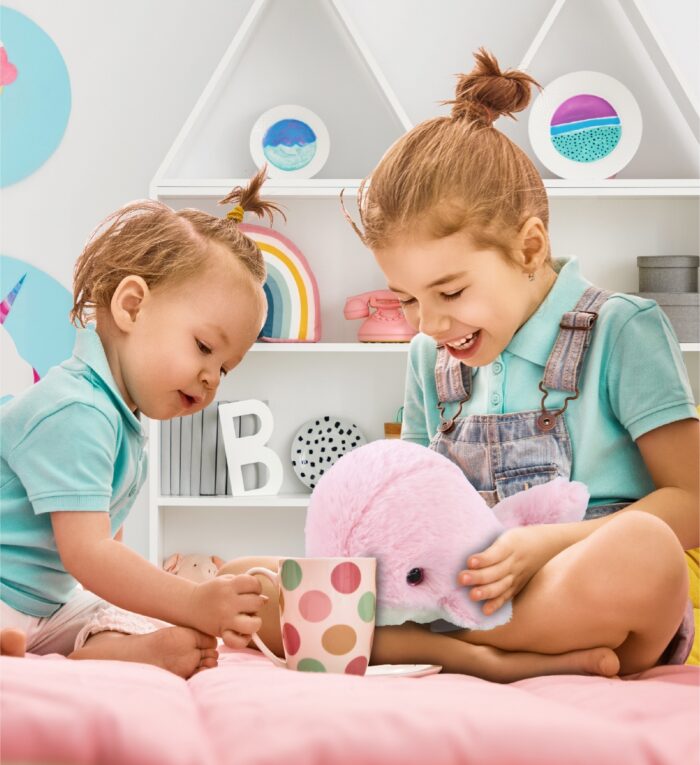 Pink Whale Small 7" - Super-Soft Plush - Image 5
