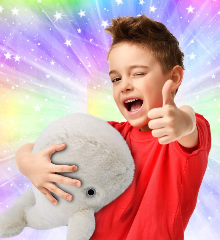 White Whale Large 13" - Super-Soft Plush - Image 2
