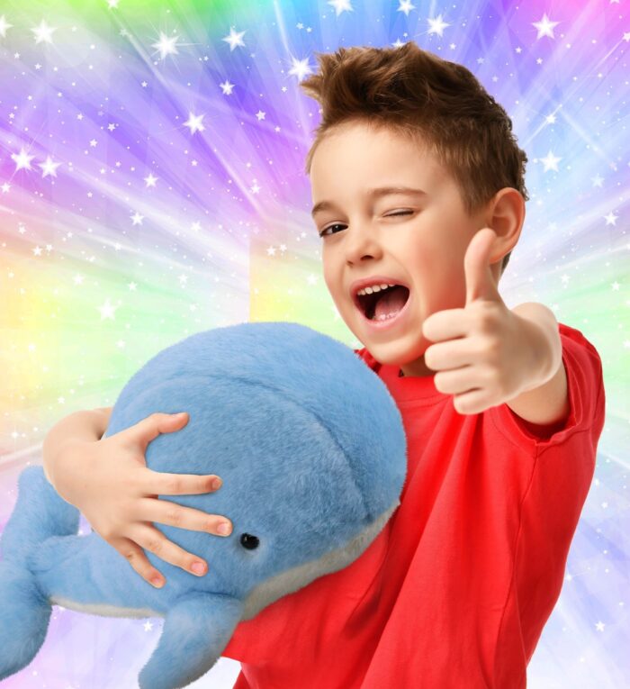 Blue Whale Large 13" - Super-Soft Plush - Image 2