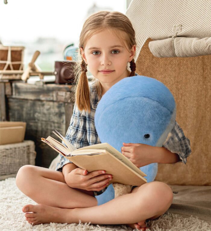 Blue Whale Large 13" - Super-Soft Plush - Image 7