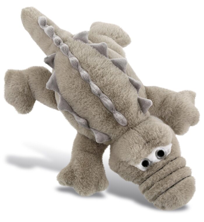 Grey Alligator Small 14" - Super-Soft Plush