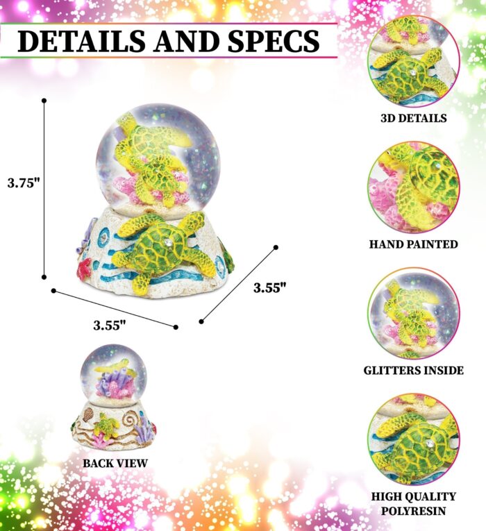 Sea Turtle - Stone Snow Globe - Image 2