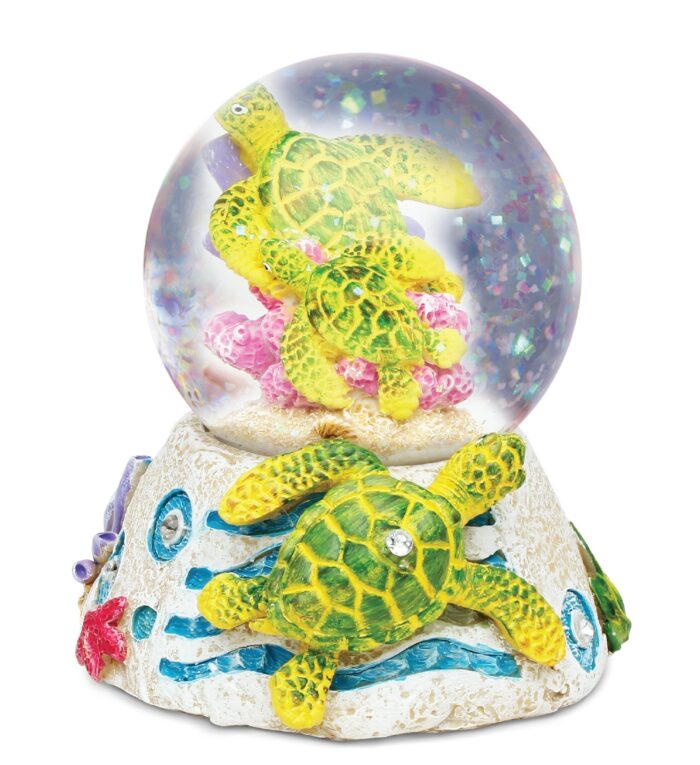 Sea Turtle - Stone Snow Globe