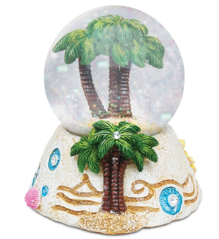 Palm Tree - Stone Snow Globe