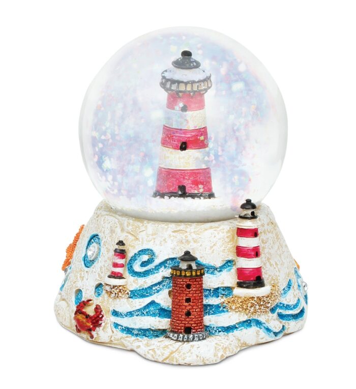 Lighthouse - Stone Snow Globe
