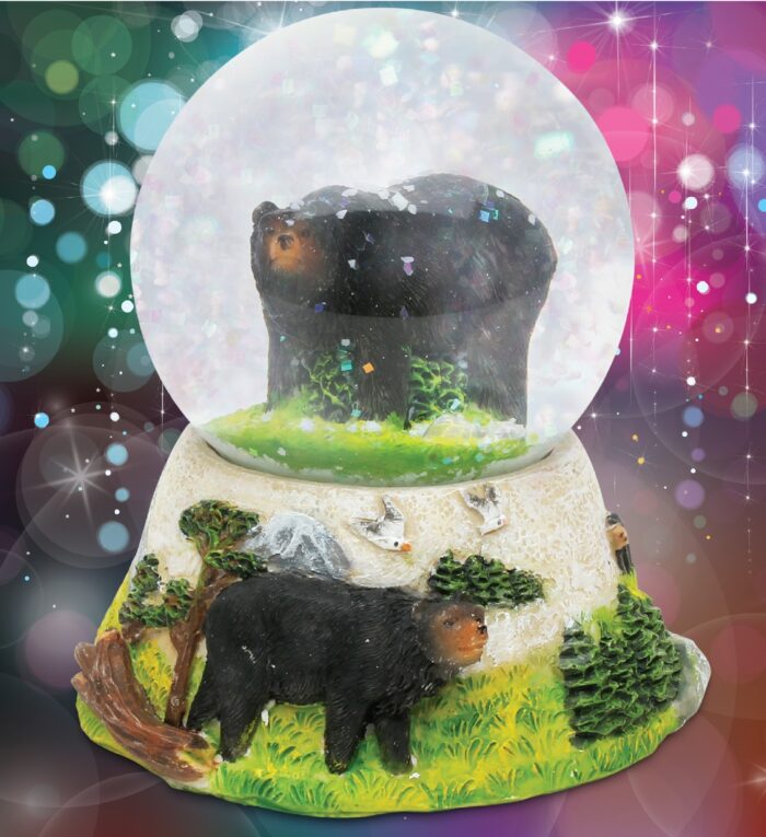 Black Bear - Stone Snow Globe - Image 5