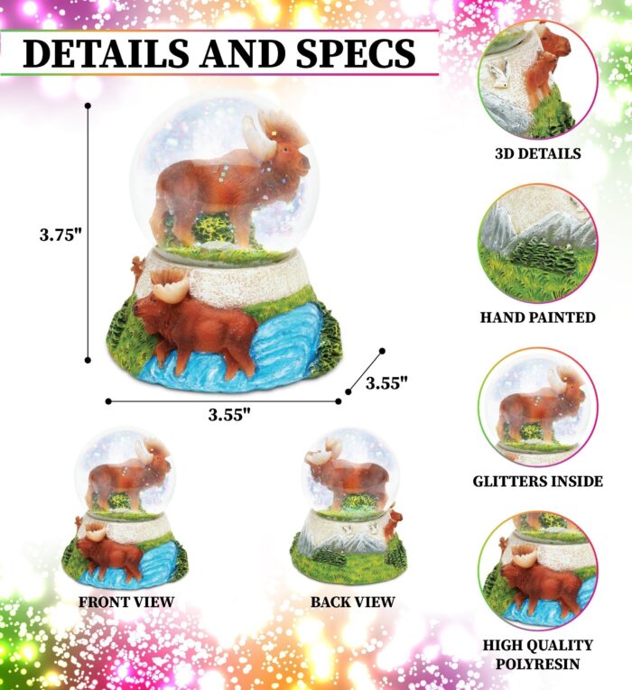 Moose - Stone Snow Globe - Image 2