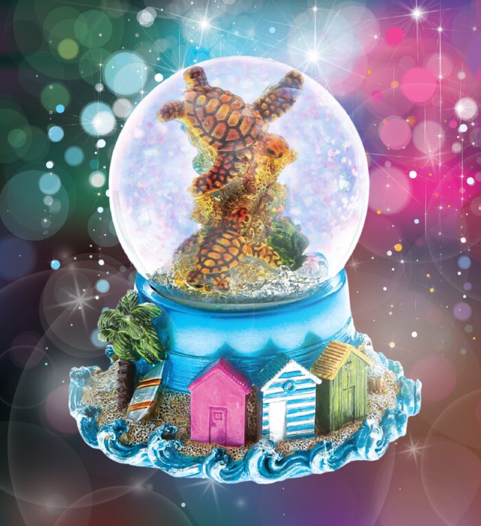 Cool Summer Sea Turtle (65mm) - Snowglobe - Image 5
