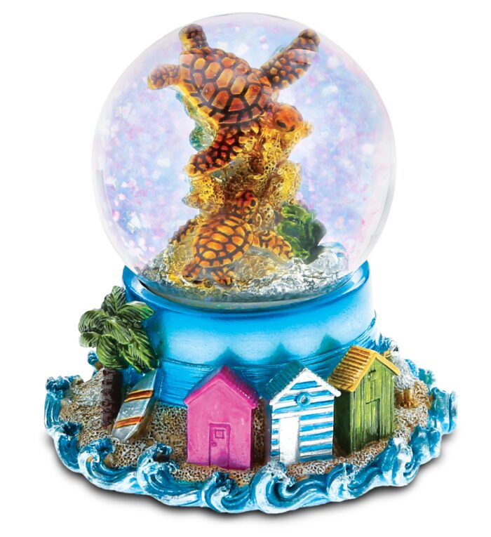 Cool Summer Sea Turtle (65mm) - Snowglobe