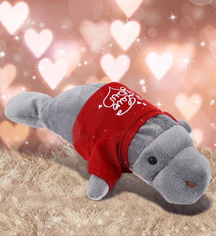 9" Grey Manatee - Wild Collection Plush - Image 4