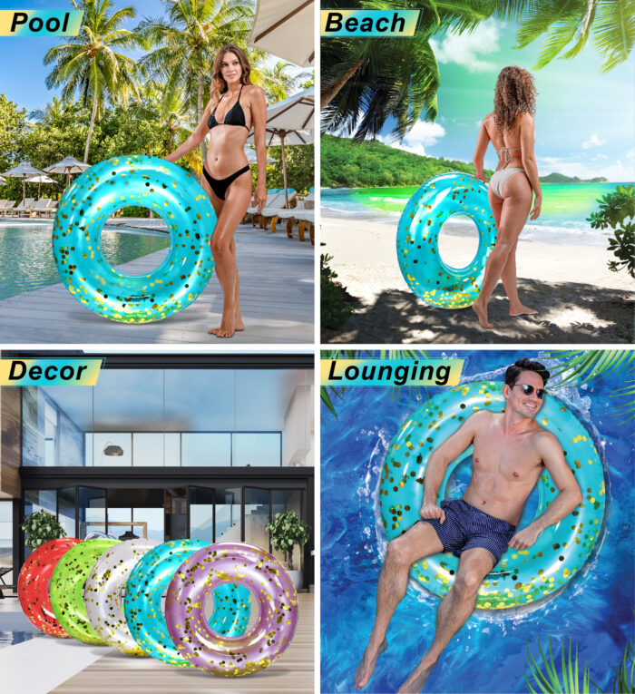 36 Inch Tube - Blue Gold - Poza - Image 3