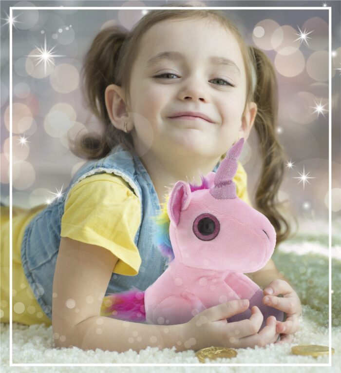Pink Unicorn - Sparkle Eyes Plush - Image 7