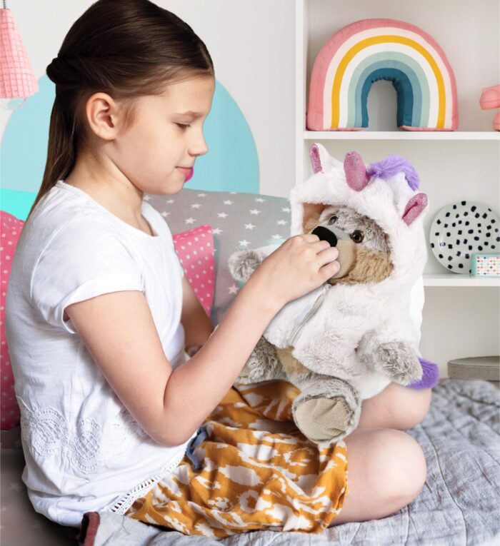 Sitting Wolf - Unicorn Super-Soft Plush - Image 7