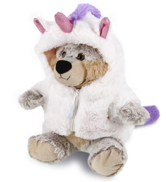 Sitting Wolf - Unicorn Super-Soft Plush
