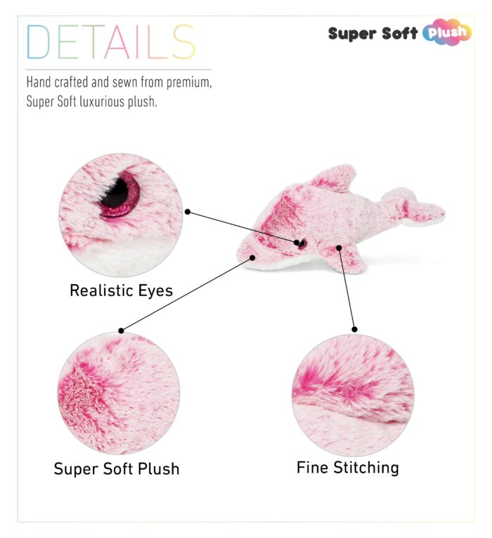 Pink Dolphin - Super Soft Plush - Image 2